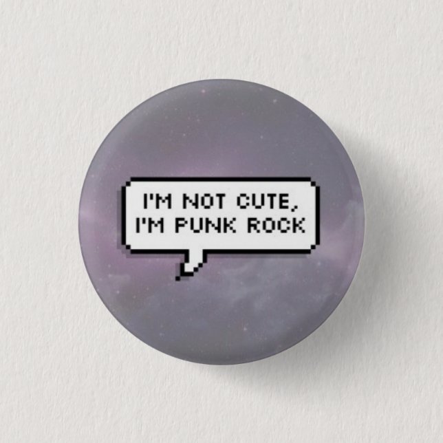 Punk Rock 3 Cm Round Badge (Front)