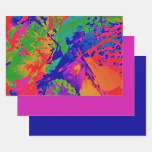 Punk Rock abstract design. Wrapping Paper Sheet