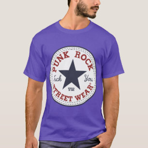 PUNK ROCK ALL STAR boy friend T-Shirt