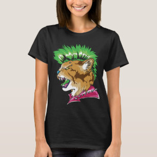 Punk Rock Cat Punks Not Dead T-Shirt