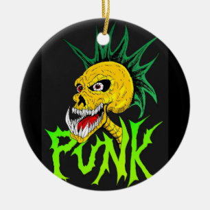 Punk Rock Ceramic Tree Decoration