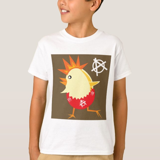 Punk Rock Chicken T-Shirt (Front)