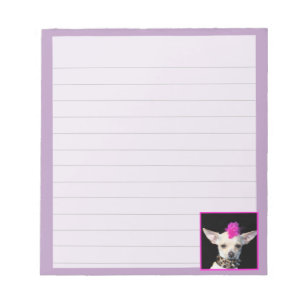 Punk Rock Chihuahua dog notepad
