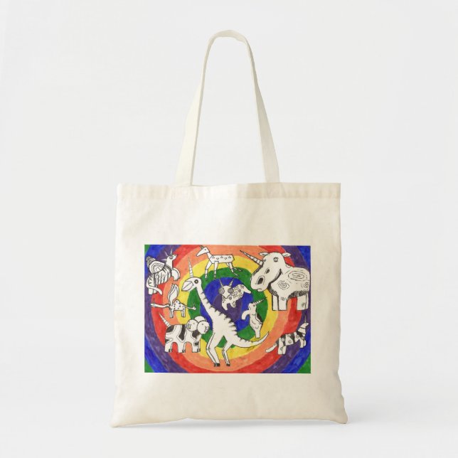 Punk Rock Design #24b in COLOR Tote Bag (Front)