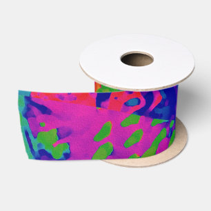 Punk Rock Design Satin Ribbon