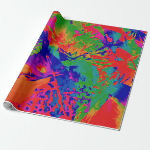 Punk Rock Design Wrapping Paper