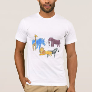 Punk Rock Doodle #36 African Savanna Animals T-Shirt