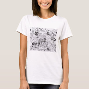 Punk Rock Doodle #6 Collision Women's T-Shirt