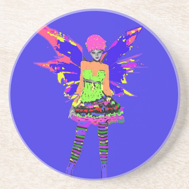 Punk Rock Fairy Coaster (Front)