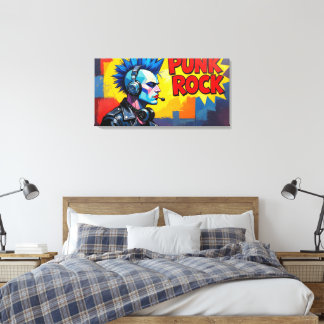 PUNK ROCK FOREVER-2 CANVAS PRINT