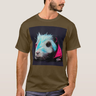 Punk Rock Guinea Pig In A Leather Jacket88 T-Shirt