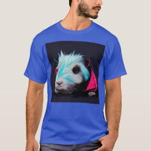 Punk Rock Guinea Pig In A Leather Jacket  T-Shirt