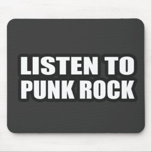PUNK ROCK guy girl punker punk rocker punks music Mouse Mat
