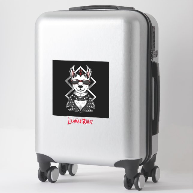 Punk Rock Llamas Rule (Suitcase)