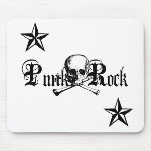 Punk rock mouse mat