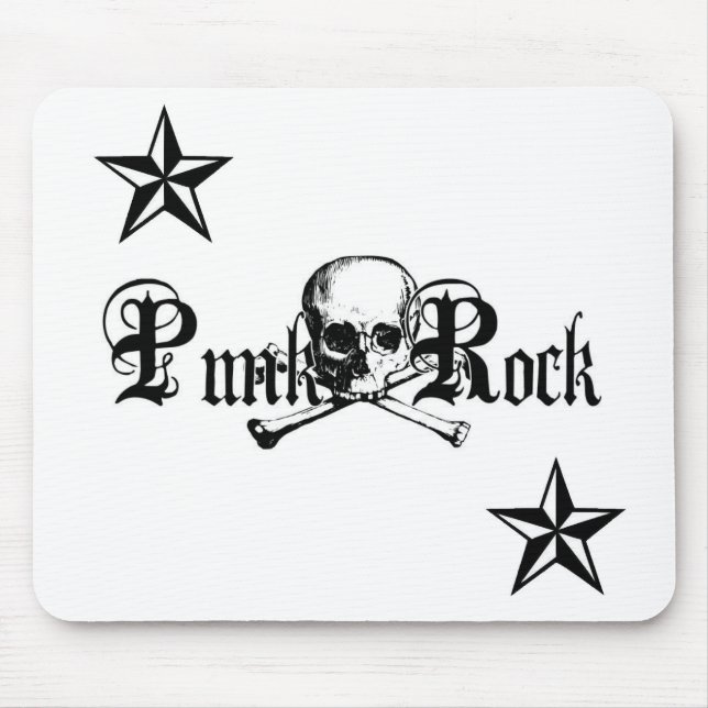 Punk rock mouse mat (Front)