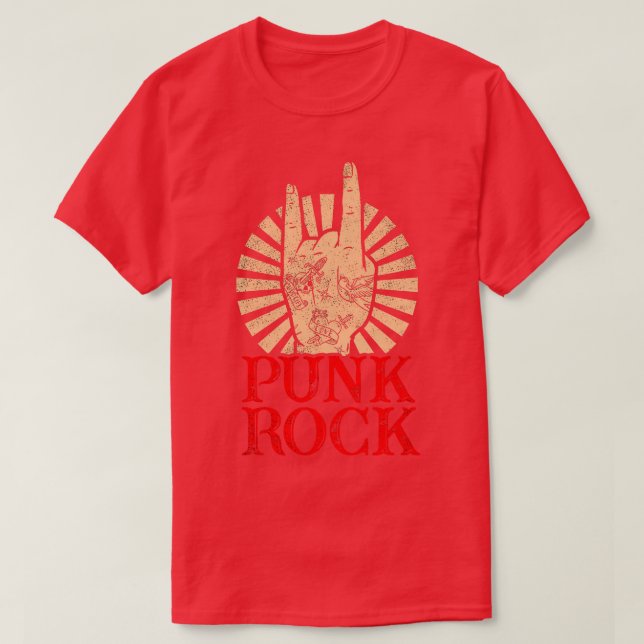 Punk Rock Music 15 T-Shirt (Design Front)