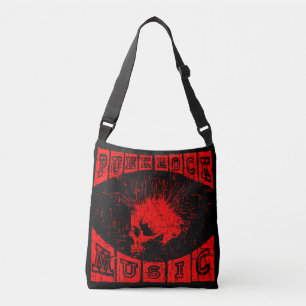 punk rock music crossbody bag