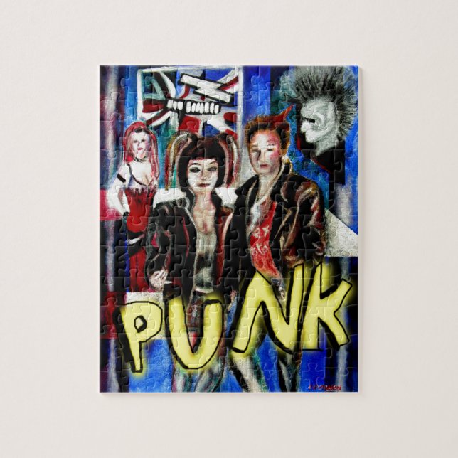 punk rock music fashion image jigsaw puzzle (Vertical)