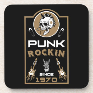 Punk Rock Music Nostalgia Since 1970 Coaster