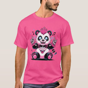 Punk Rock Panda Punk Rock Energy retro T-Shirt