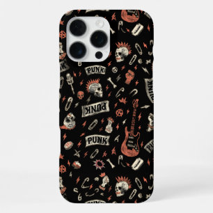 Punk Rock Pattern – Bold & Rebellious  iPhone 16 Pro Max Case