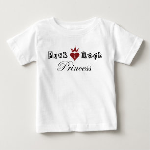 Punk Rock Princess Baby T-Shirt