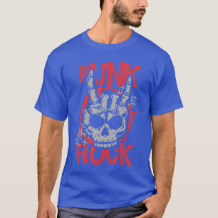 Punk Rock Skeleton Punk Rock Music Rocker Punker T-Shirt