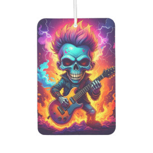 Punk Rock Skull Car Air Freshener