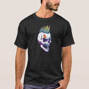 Punk Rock Skull Music T-Shirt