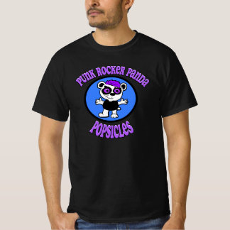 Punk Rocker Panda Popsicles T-Shirt