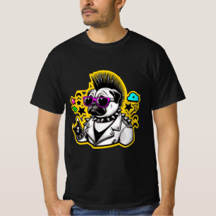 PUNK ROCKER-PUG 4 T-Shirt