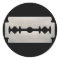 PUNK ROCKER RAZOR BLADE