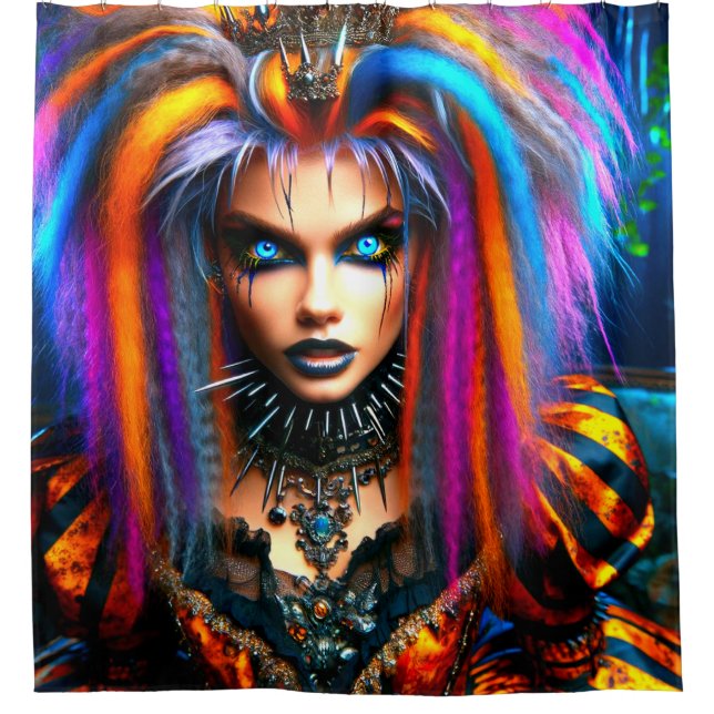 Punk Rocker Shower Curtain (Front)