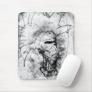 Punk Rocker with Mohawk Mouse Mat