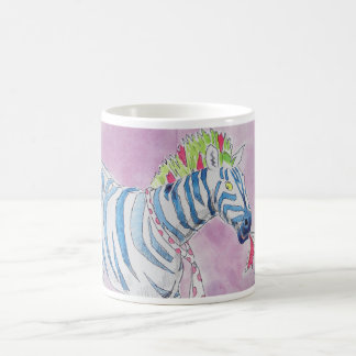 Punk Rocker Zebra Coffee Mug