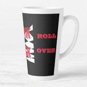 PUNK ROCKERS RULE OKAY DESIGN LATTE MUG