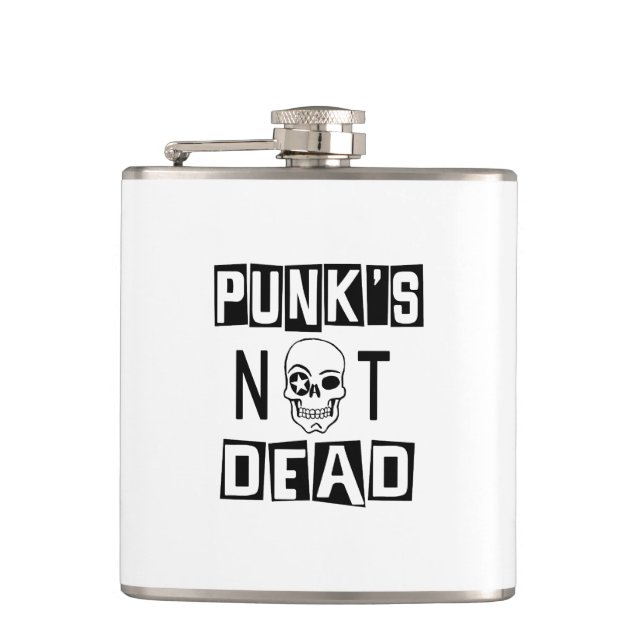 PUNK' S NOT DEAD HIP FLASK (Front)