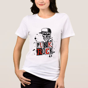 Punk’s Not Dead: The Gritty Skull Tri-Blend Shirt