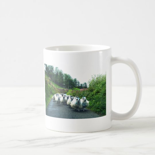Punk Sheep on the Beara Peninsula Ireland Coffee Mug