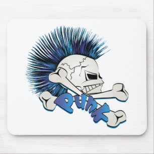 Punk Skull Mouse Mat