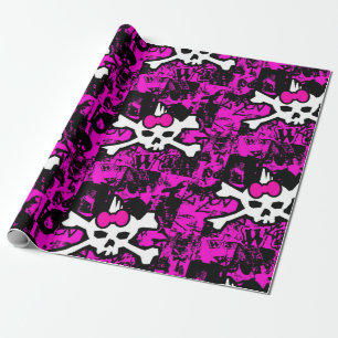 Punk Skull Princess Wrapping Paper