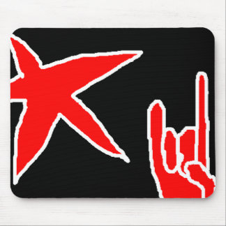 Punk Star Mouse Mat