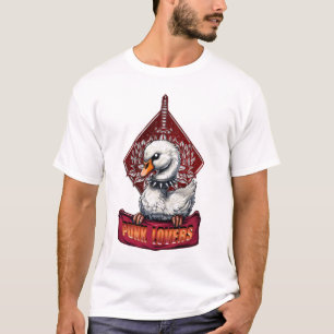 Punk Swan: The feathered rebel. T-Shirt