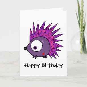 Punk the Hedgehog Card