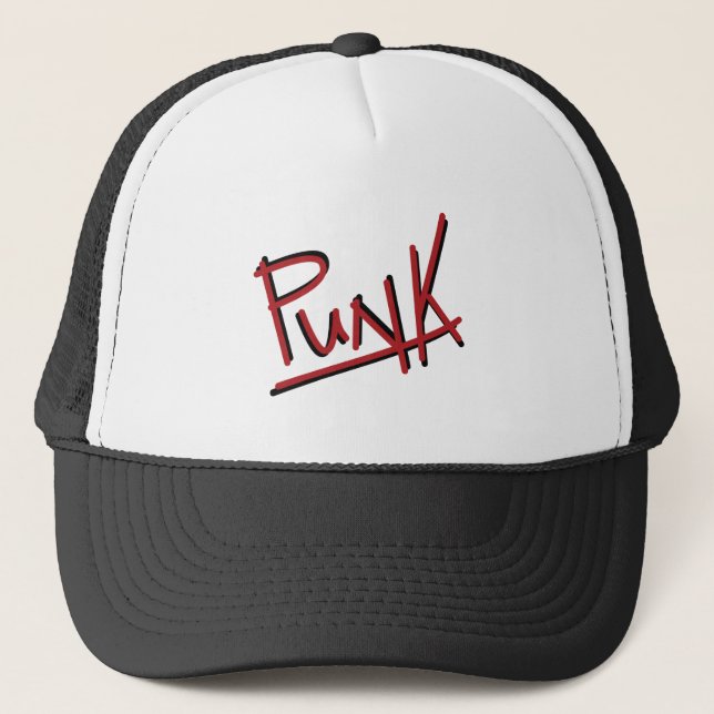 Punk Trucker Hat (Front)