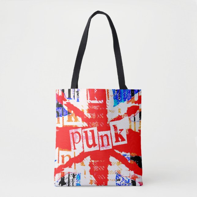 Punk Union Jack Tote Bag (Front)