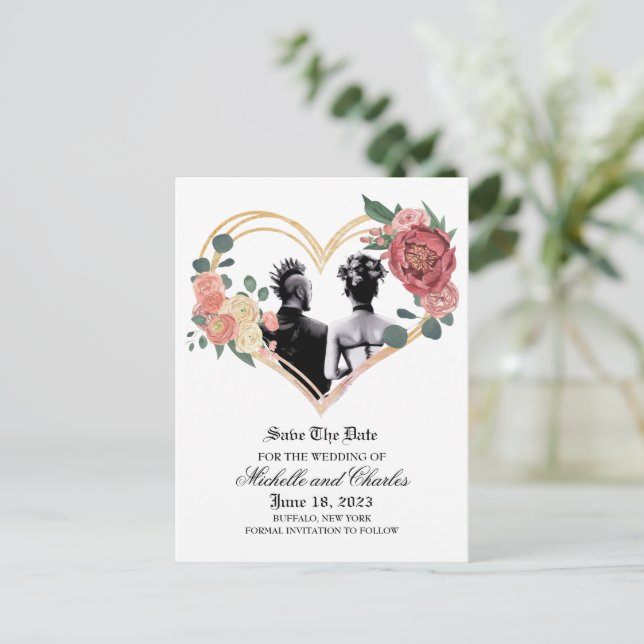 Punk Wedding Postcard (Standing Front)