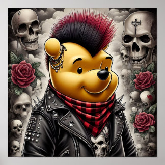 Punk Winnie the Pooh 1 Poster