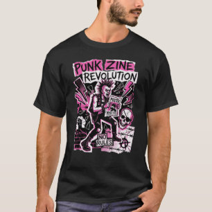 Punk Zine Revolution Shirt – No Master No Rules 
